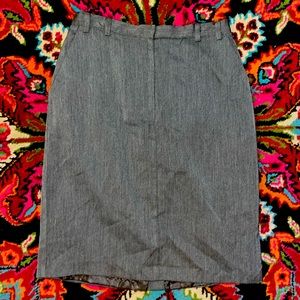 Hunt Club Grey Lined Skirt 14